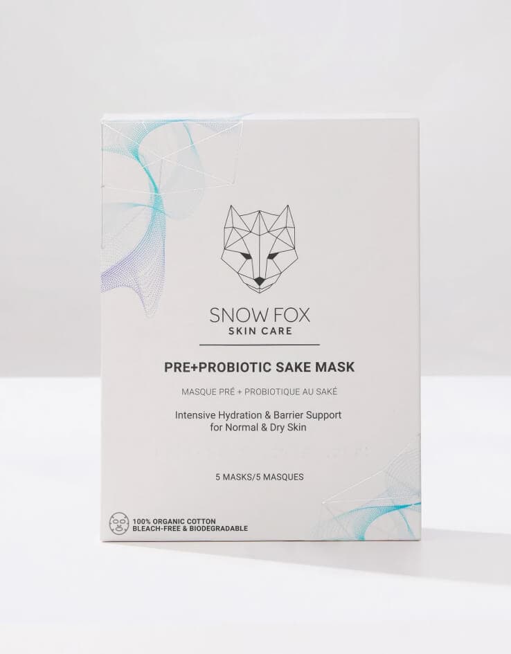 Snow Fox 日本清酒益生菌保濕養膚面膜