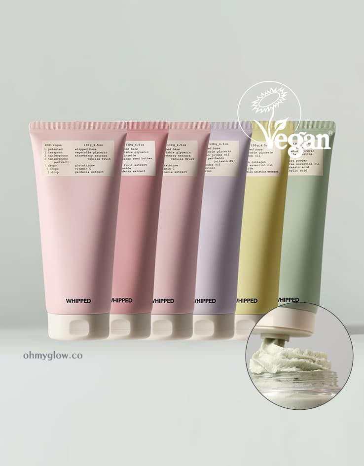 WHIPPED Vegan Pack 天然植萃溫和卸妝潔面乳