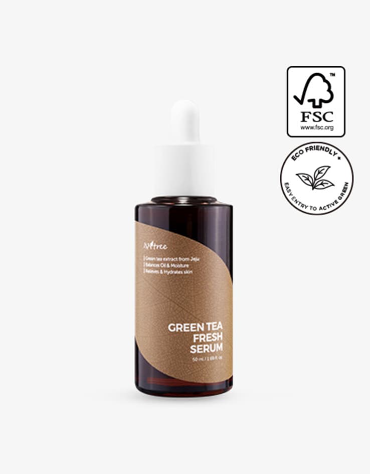 isntree 綠茶清新精華液
